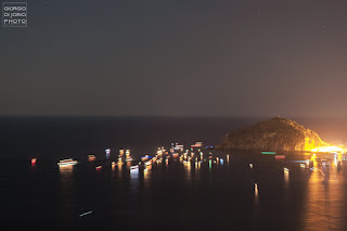 festa di San Michele a Sant'Angelo, Antiche tradizioni dell' Isola d' Ischia, foto fuochi d'artificio Ischia, Foto di Ischia, foto Ischia, processione via mare di San Michele,