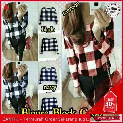 FNC091B70 Block Crop murah Wanita Serba 40 Ribuan