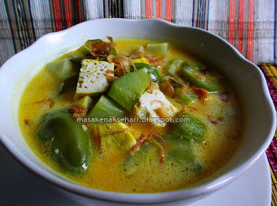 Resep Sayur Labu Siam Cara Membuat Sayur Labu Siam Santan Kuning Resep Kuah Pedas