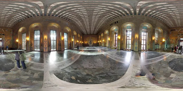 360 photosphere of the Golden Hall at Stockholm City Hall