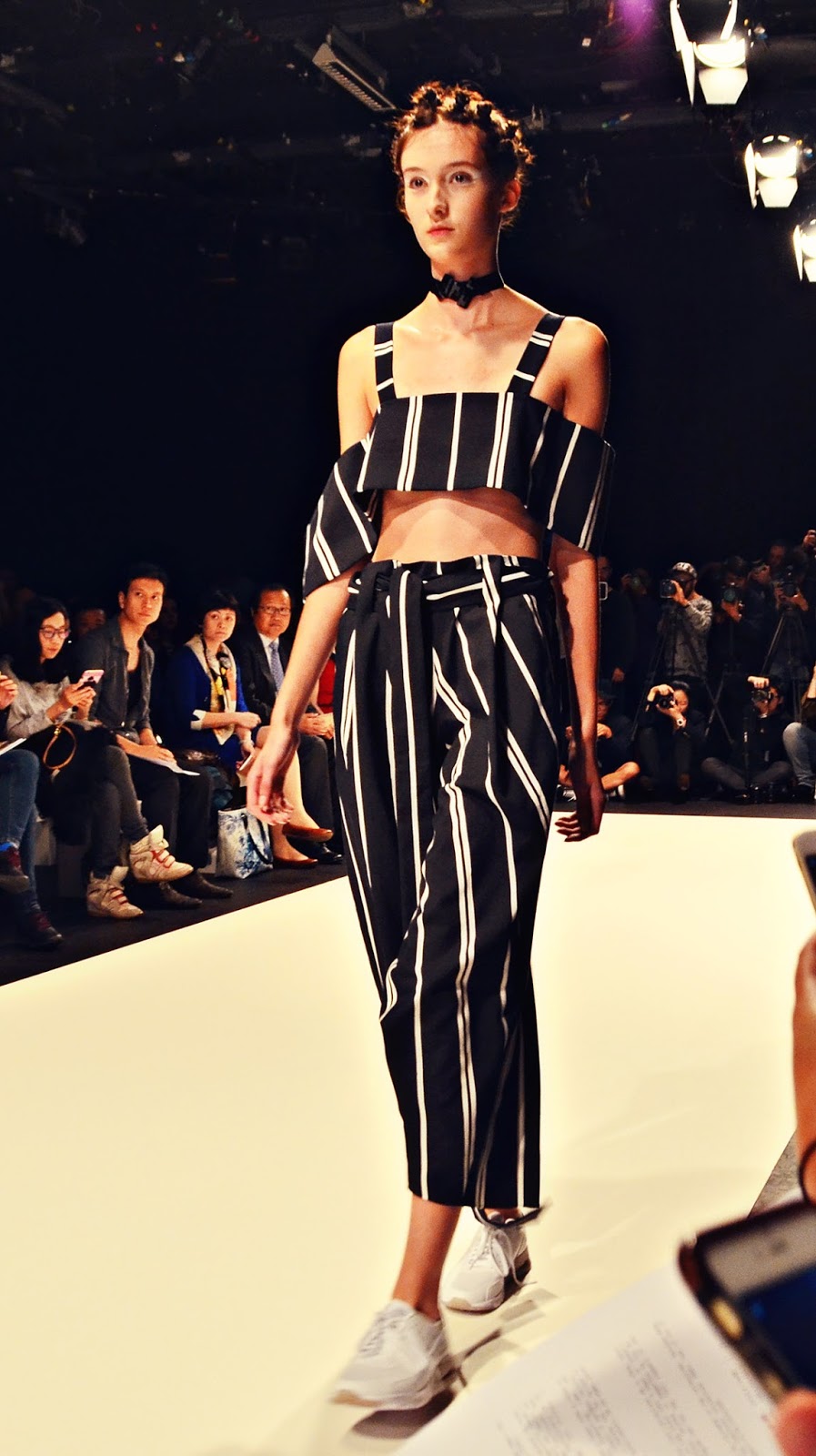 Haizhen wang ss16 catwalk show the hospital club