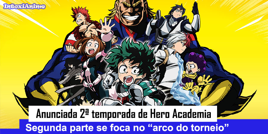 Boku no Hero Academia 3 confirmado para Abril 2018 - IntoxiAnime