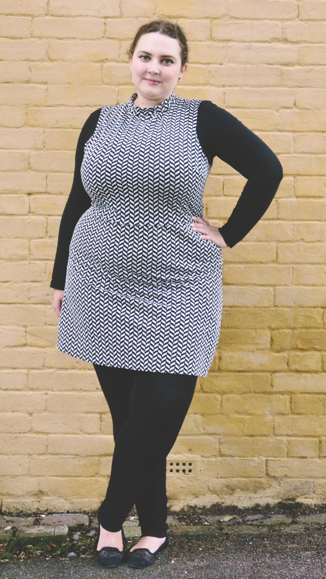 60s inspired plus size dress