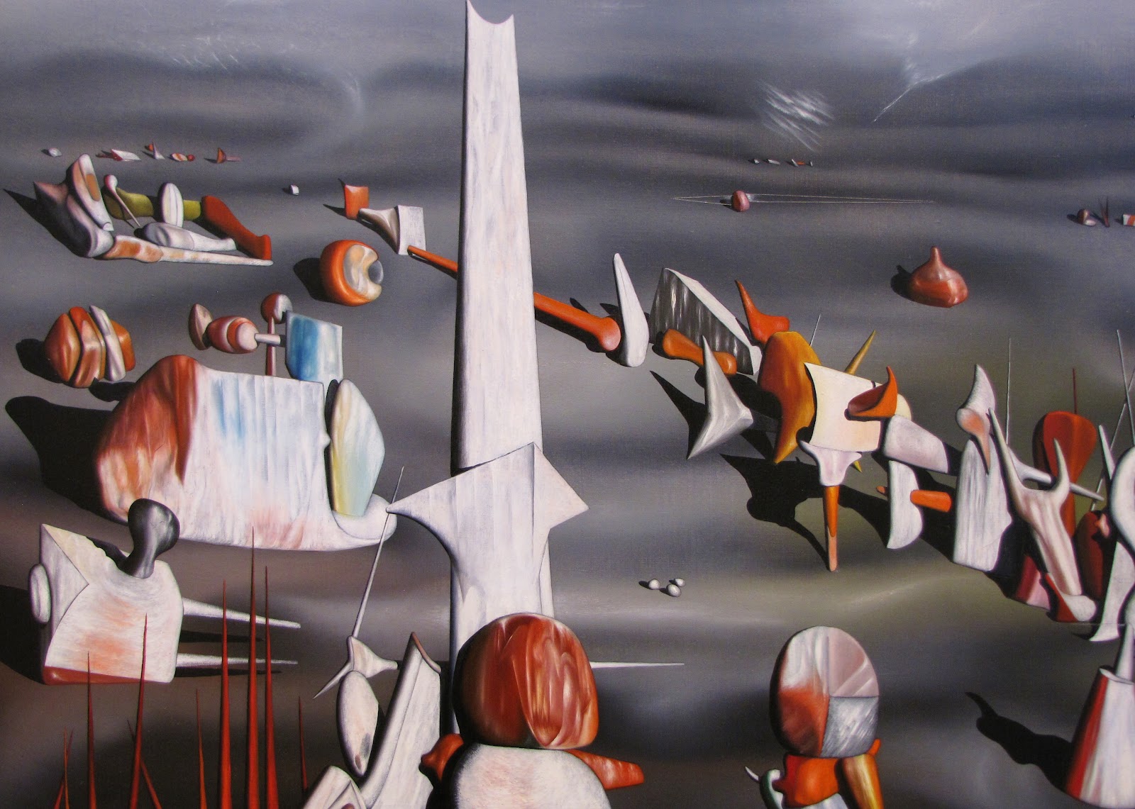 Yves Tanguy, The Rapidity of Sleep detail, 1945.