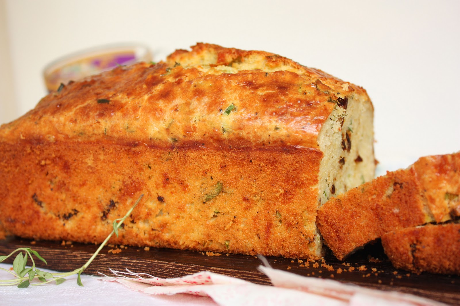 Cherry on a Cake CHEESE, OLIVE AND BUTTERMILK HERBED BREAD