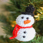 PATRON GRATIS MUÑECO DE NIEVE AMIGURUMI 22164