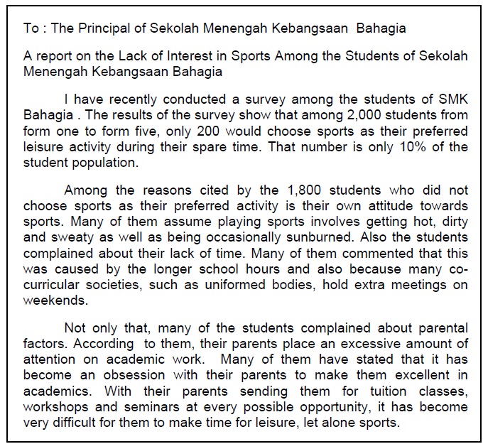 Teach Me Sir Report Writing Tips And Sample Of Report