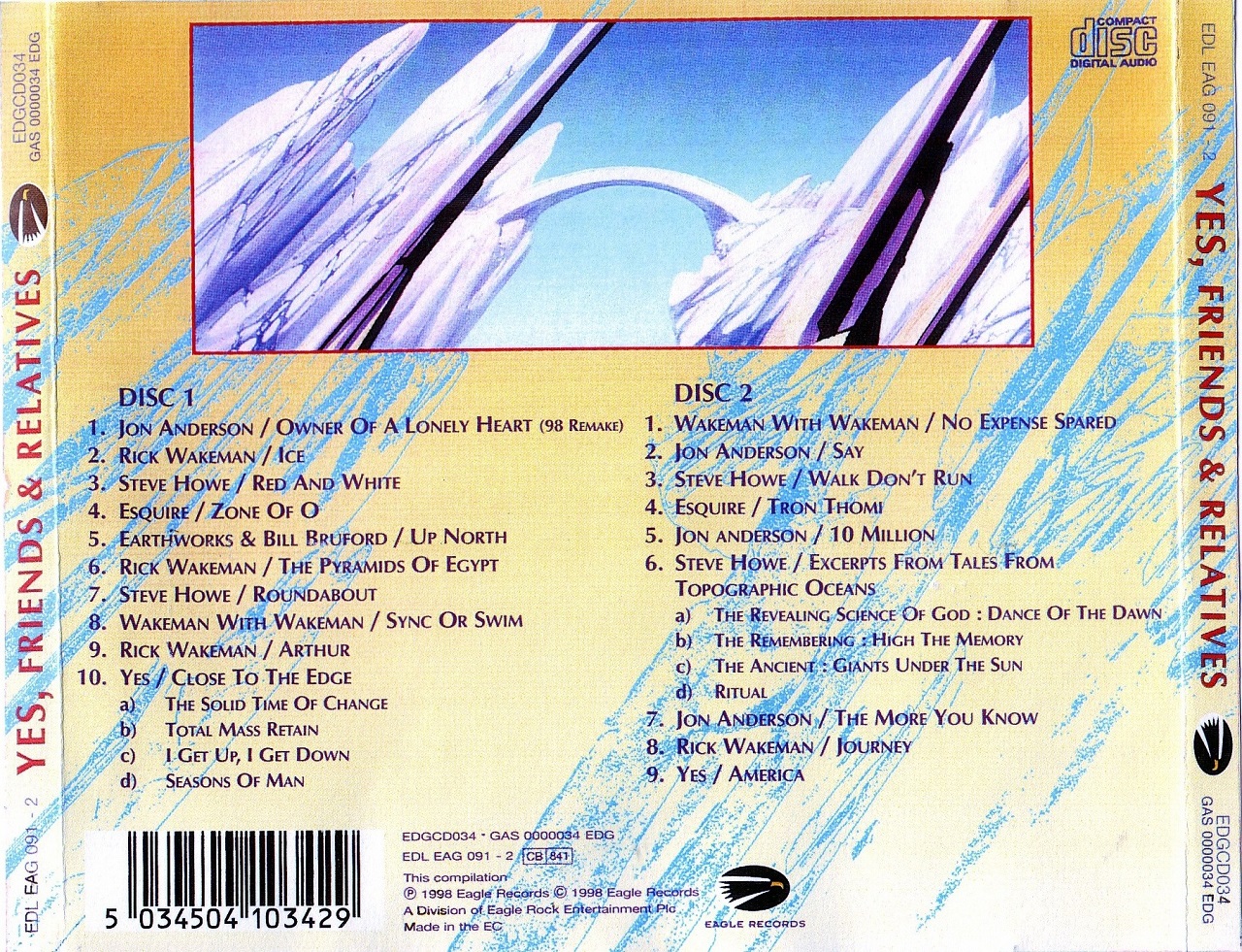 Yes friend. Steve Howe - Spectrum (2005). Steve Howe - Skyline (2002). Rick Wakeman - two Sides of Yes. Mp3 обложка back 2 back say Yes.