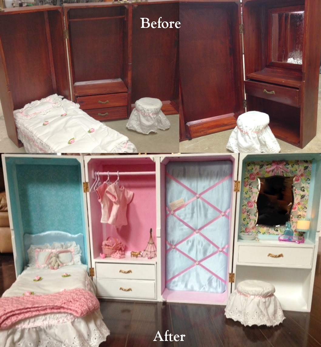 The Savage Dolls Inexpensive AG doll room and bed ideas