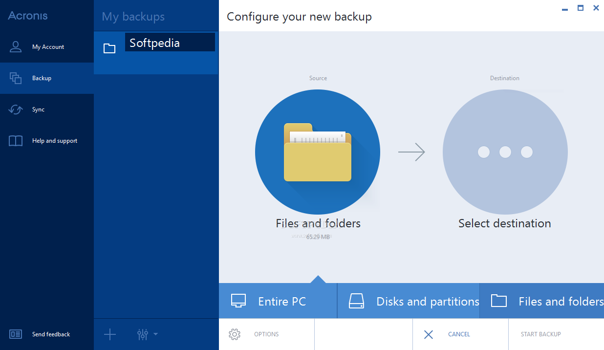 شرح Acronis True Image 2015 الدرس الاول عمل Backup لنظام جهازك