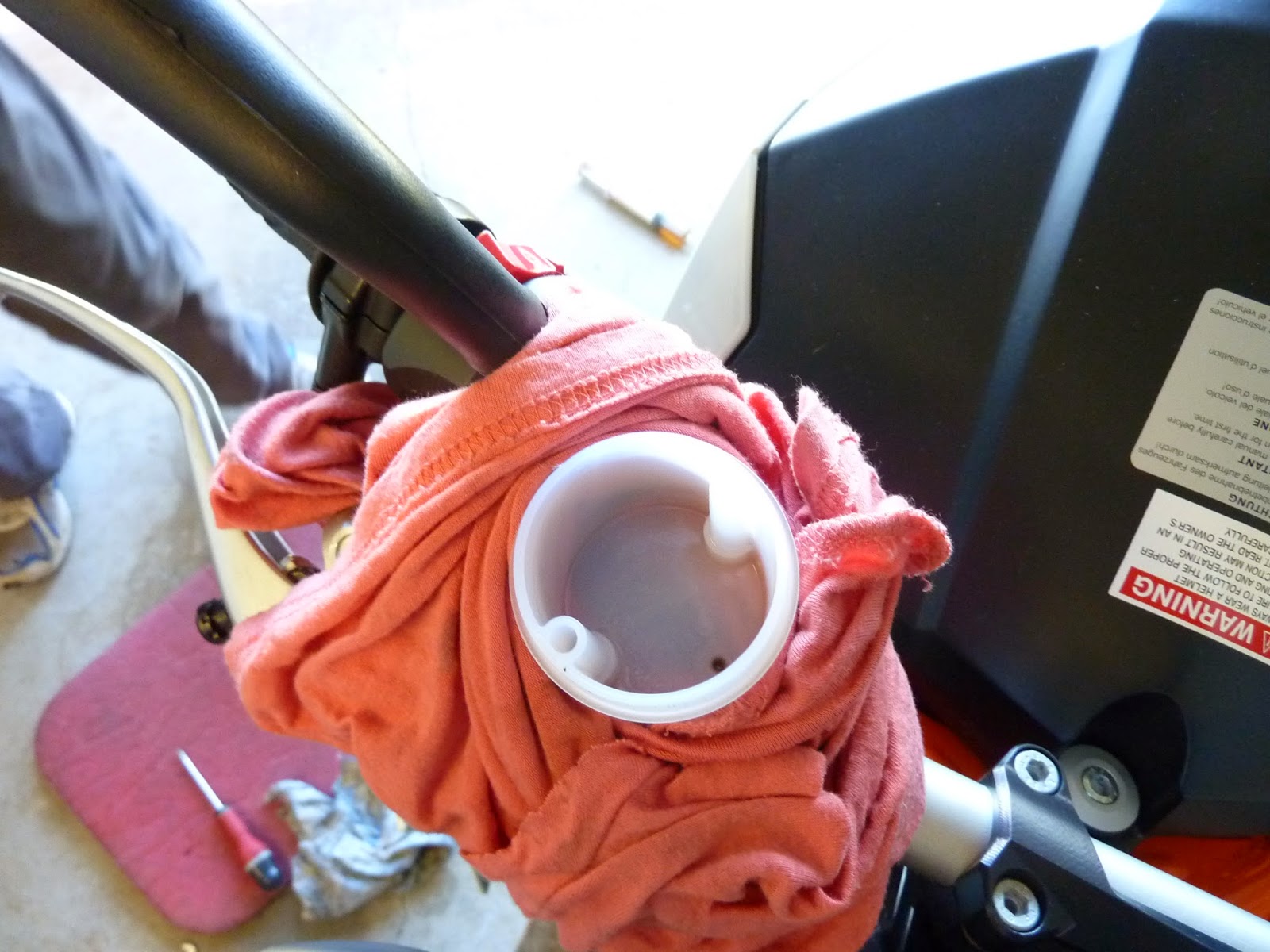 BikeTech7 KTM Superduke R Brake Fluid Flush.