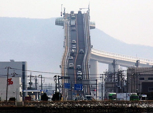 Roller Coaster Bridge (Eshima Ohashi), Japan - A Dangerous Bridge That Makes A Great Experience For Adventure Lovers