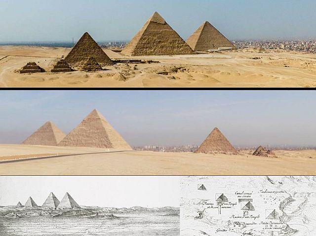 Ancient book contains detailed drawings of a fourth pyramid in Giza  Fourth%2Bpyramid%2Bgiza%2Bplateau%2B%2B%25283%2529