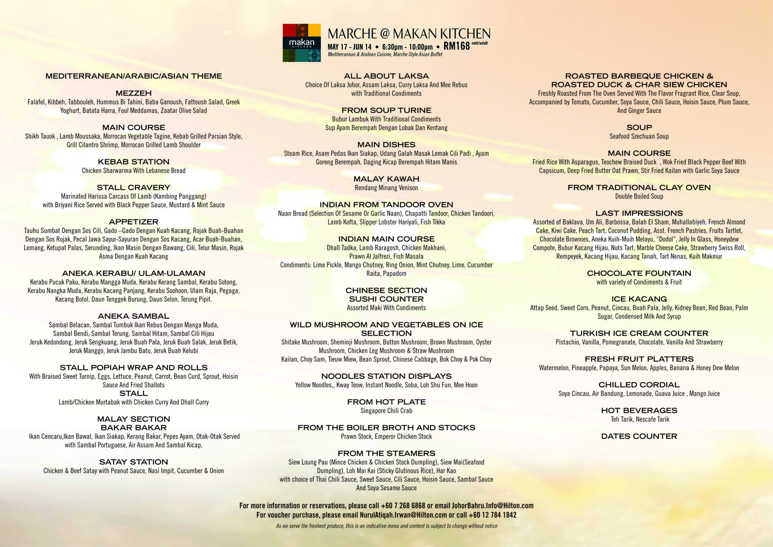 ramadan buffet offer