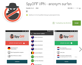 Aplikasi Spyoff VPN Di Android