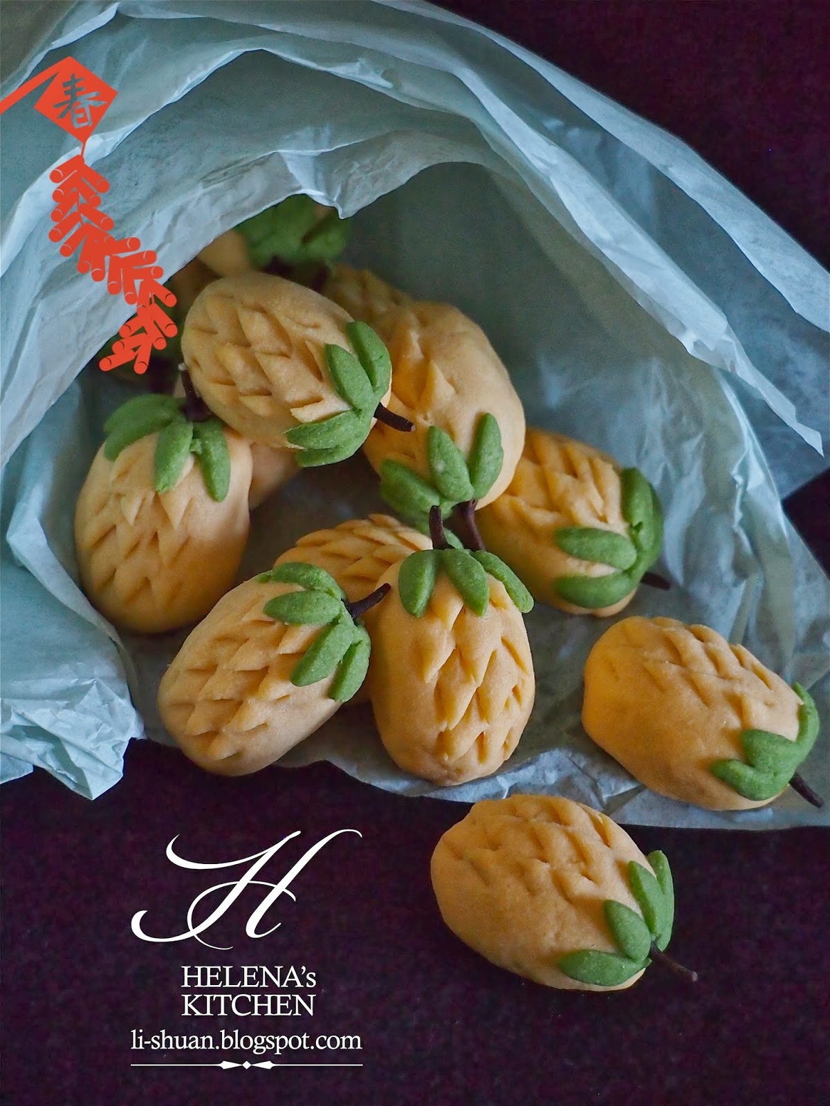 Helena's Kitchen Pineapple Tarts (黄梨饼）