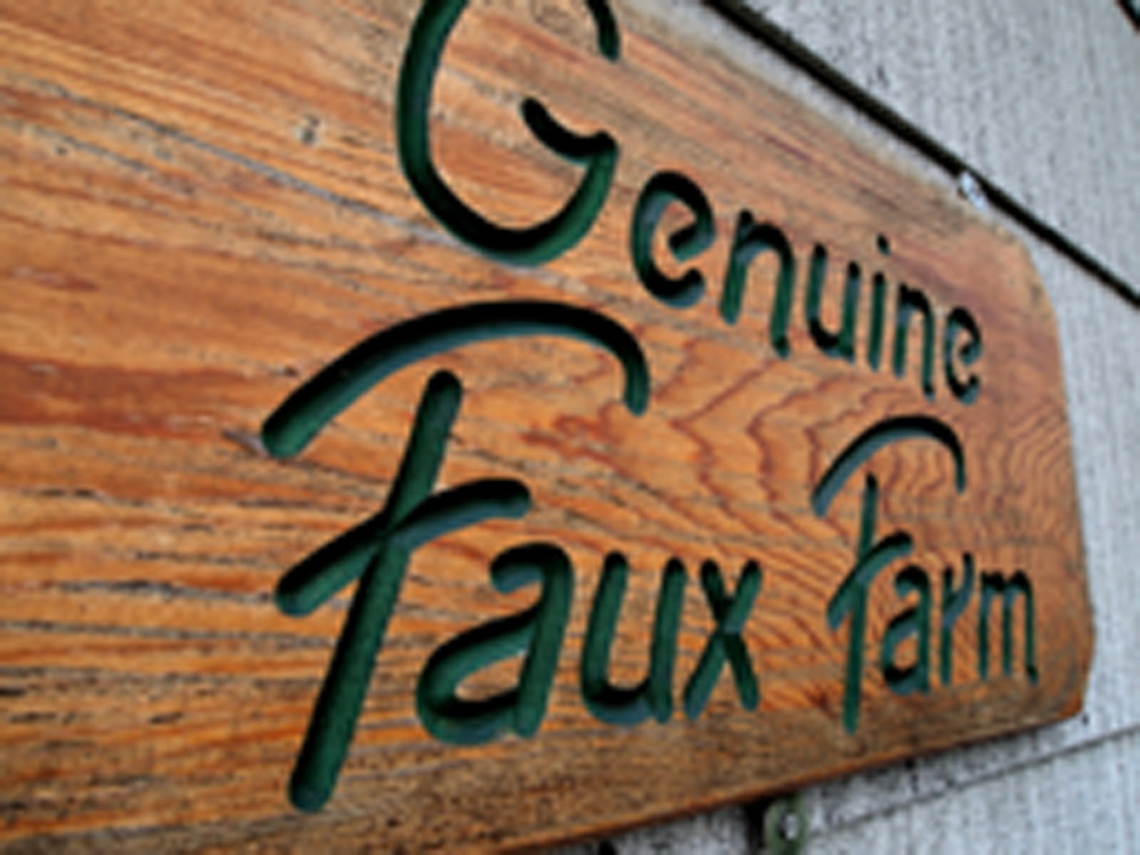 Genuine Faux Farm 12 Things You Didn't Know About the Genuine Faux Farm