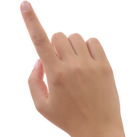 Index finger (jari telunjuk) Index finger (jari telunjuk)