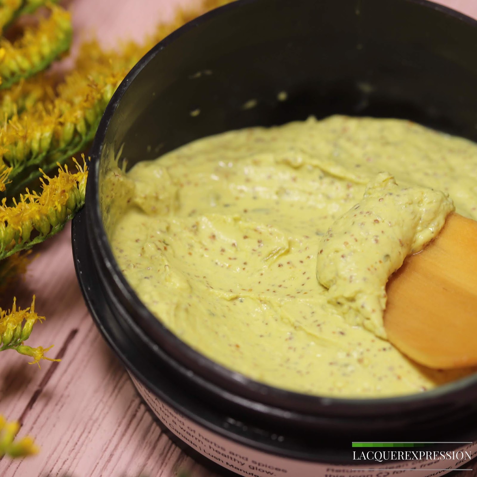 Download Lush Brazened Honey Facial Mask Review Lacquerexpression PSD Mockup Templates