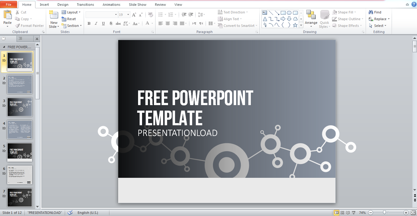 Télécharger un template PowerPoint 2016 gratuit pour votre soutenance