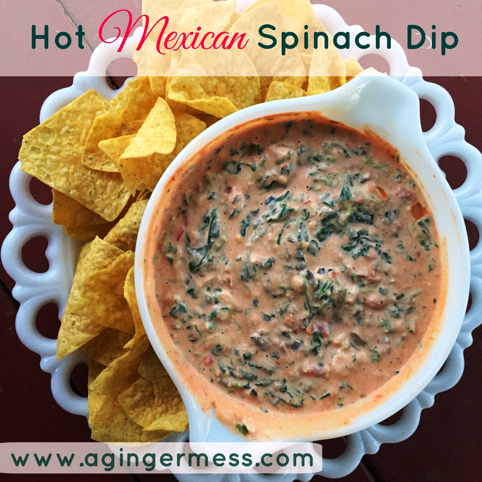 The Bestest Recipes Online Hot Mexican Spinach Dip