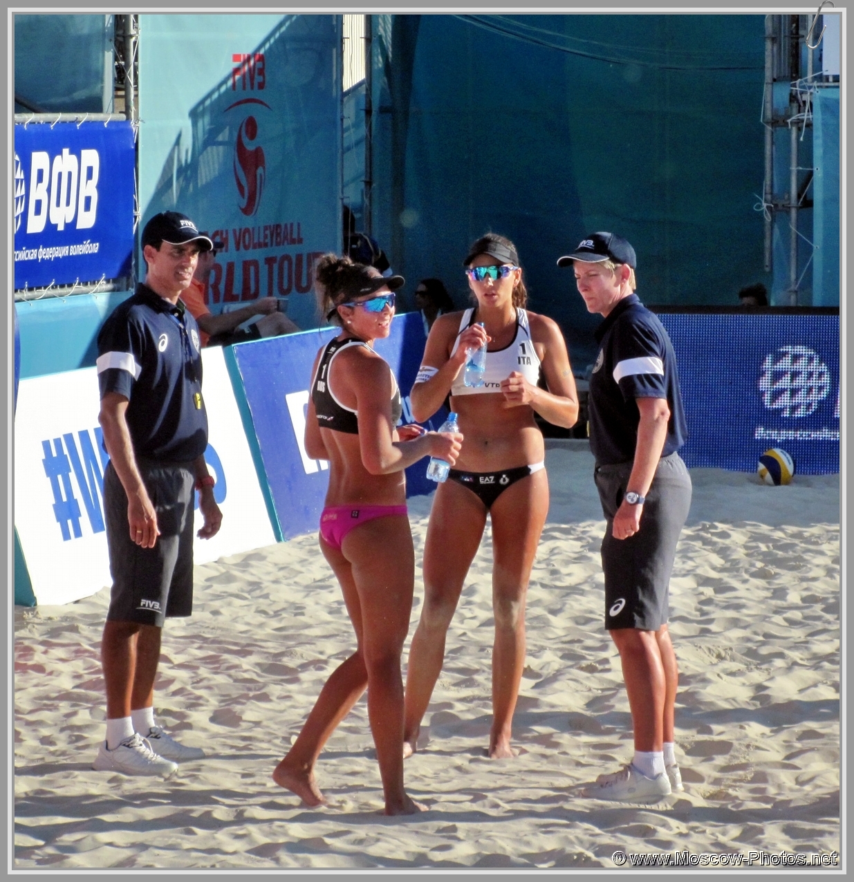 Marta Menegatti at FIVB Beach Volleyball World Tour in Moscow 2018