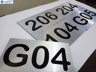 Acrylic Signs - Room Numbers
