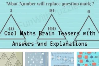 Cool Maths Brain Teasers and Number Puzzles with Answers