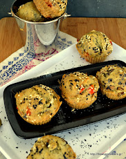 πανάλαφρα νηστίσιμα μάφιν με ελιές - Vegan olive muffins