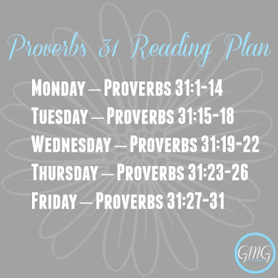 Proverbs 31 Reading Plan