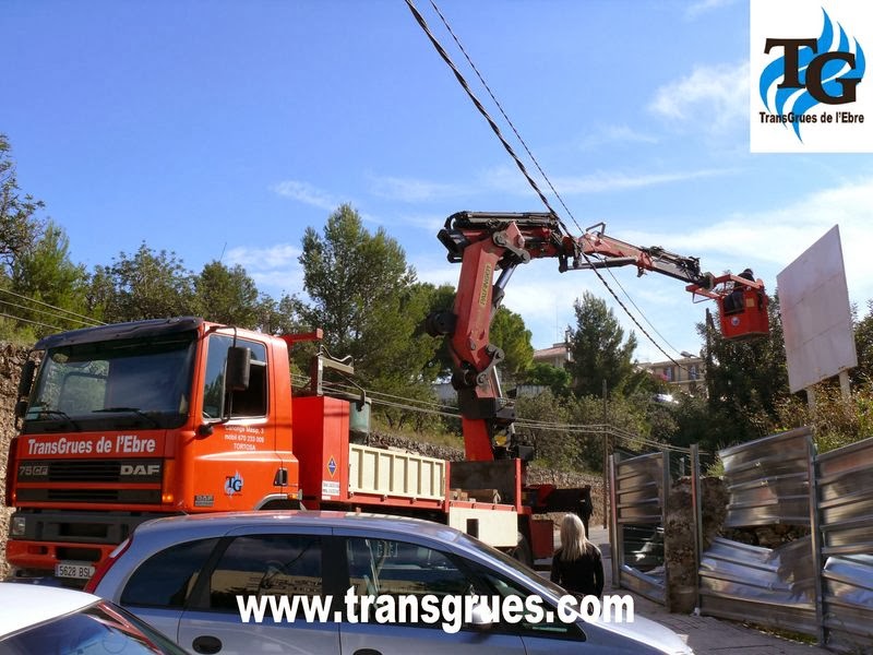 Gruas autopropulsadas, camiones grua, alquiler de gruas en Tarragona