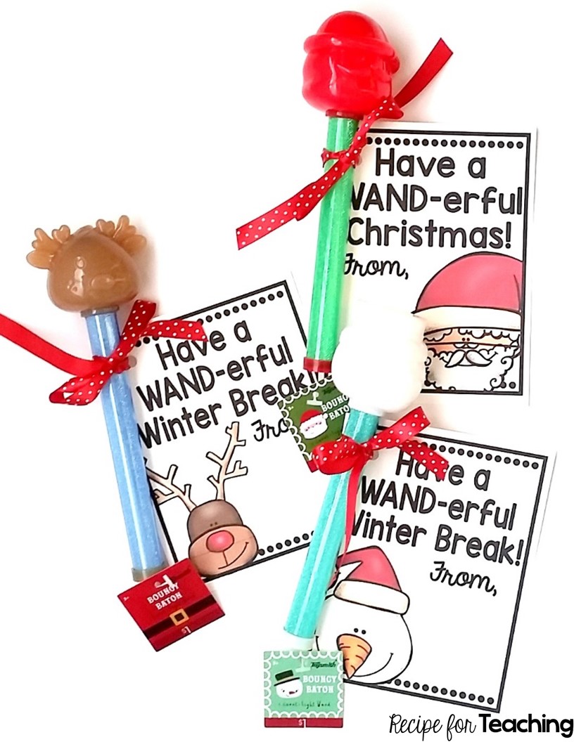 Target Christmas Wand Gift Tags Recipe for Teaching