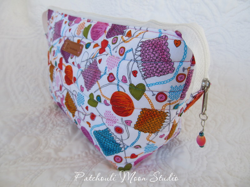 Patchouli Moon Studio Zippered Knitting Project Bag