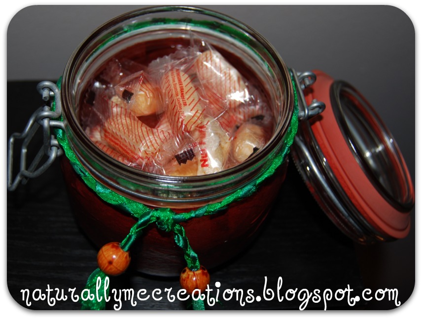 Naturally Me Creations Repurposed Jam Jar