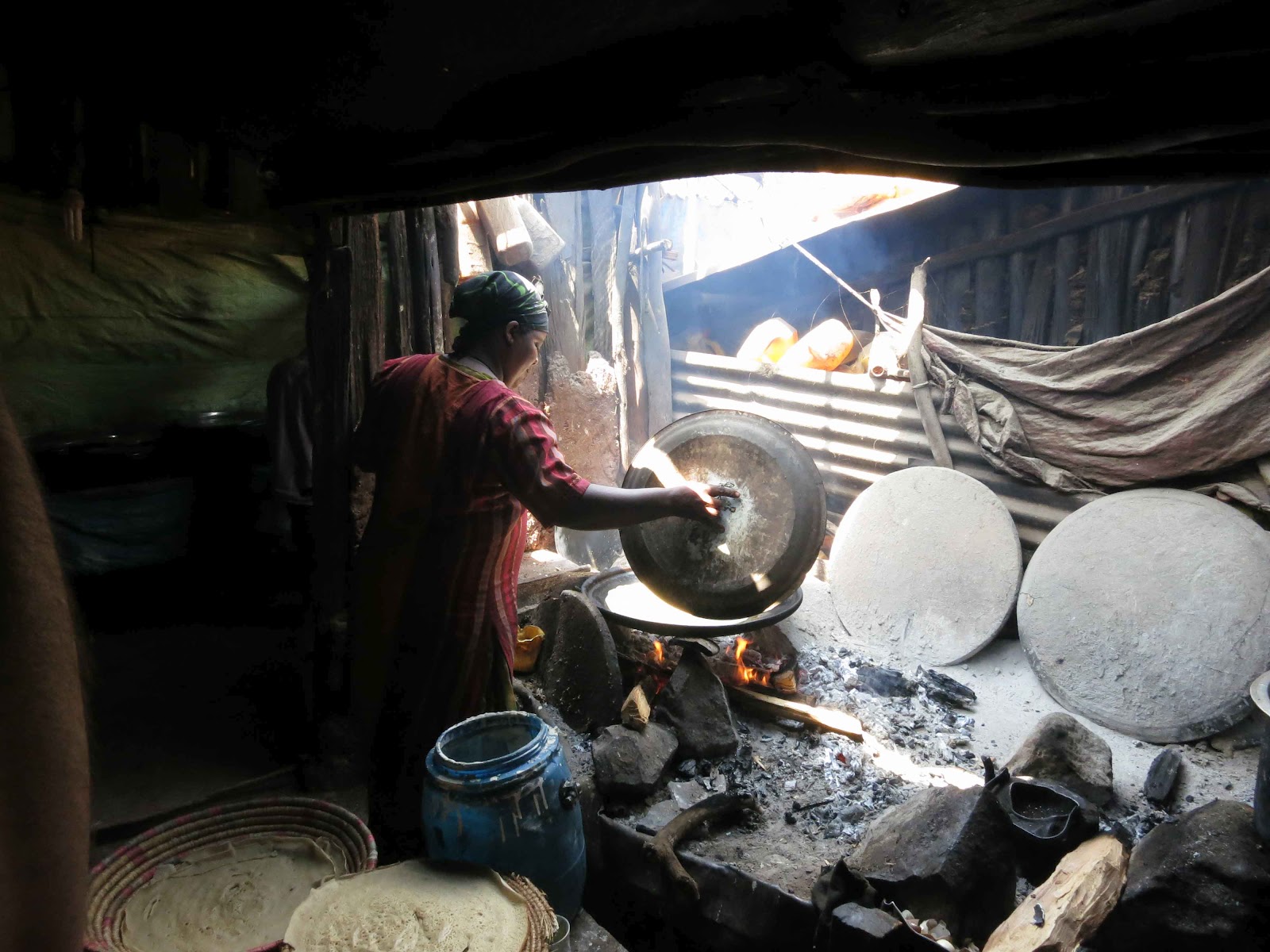 Modern Injera Making The faranj goes to Gimbie: July 2012