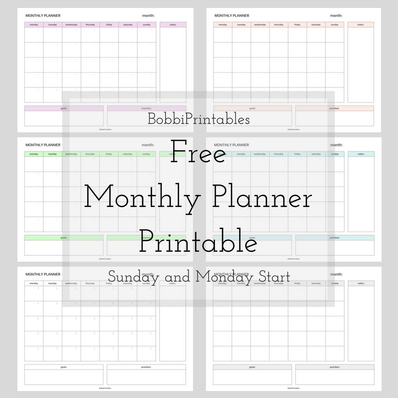 Coloring Planner, Printable Planner, Undated Planner, Monthly