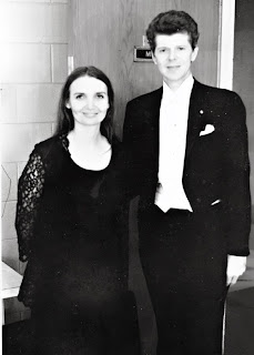 With Van Cliburn 1976 in Shreveport, LA. One of my first years as SSO Personnel Mgr.