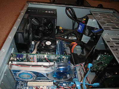 how to build a computer, install parts, assemble