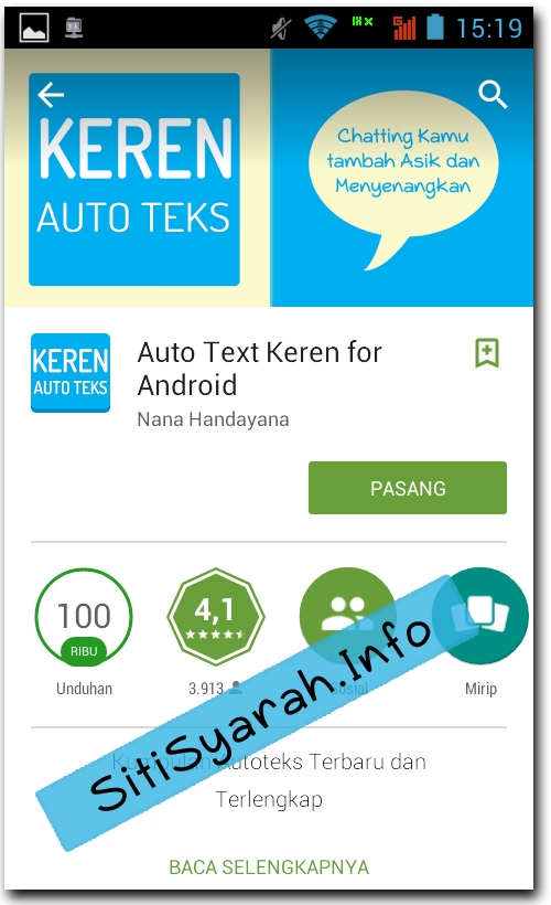 autotext BBM Android Kered