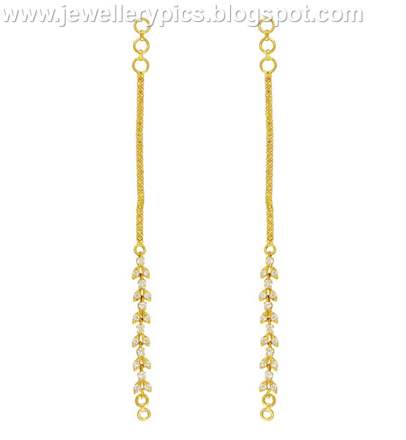 Diamond ear chain designs Clearance