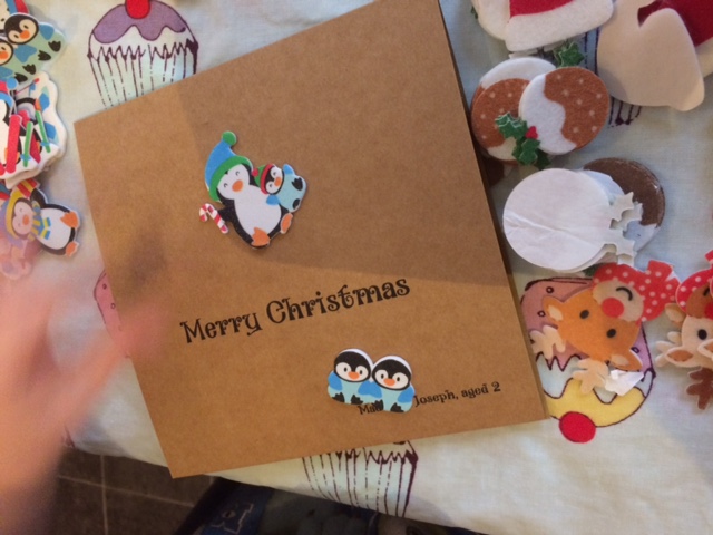 Handmade By The Kids - Christmas Cards | Mummy Snowy Owl