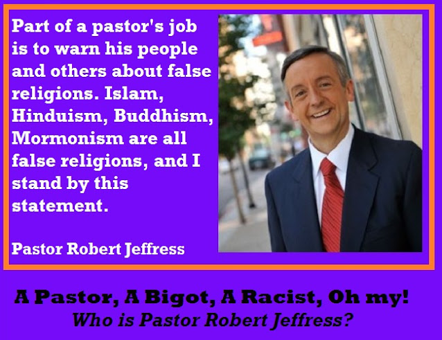 Controversial Baptist Pastor Robert Jeffress from Dallas, Texas.