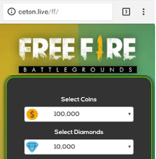 Ceton Live FF, Cara Mendapatkan Diamond & Coins FF Gratis lewat Ceton.live/ff