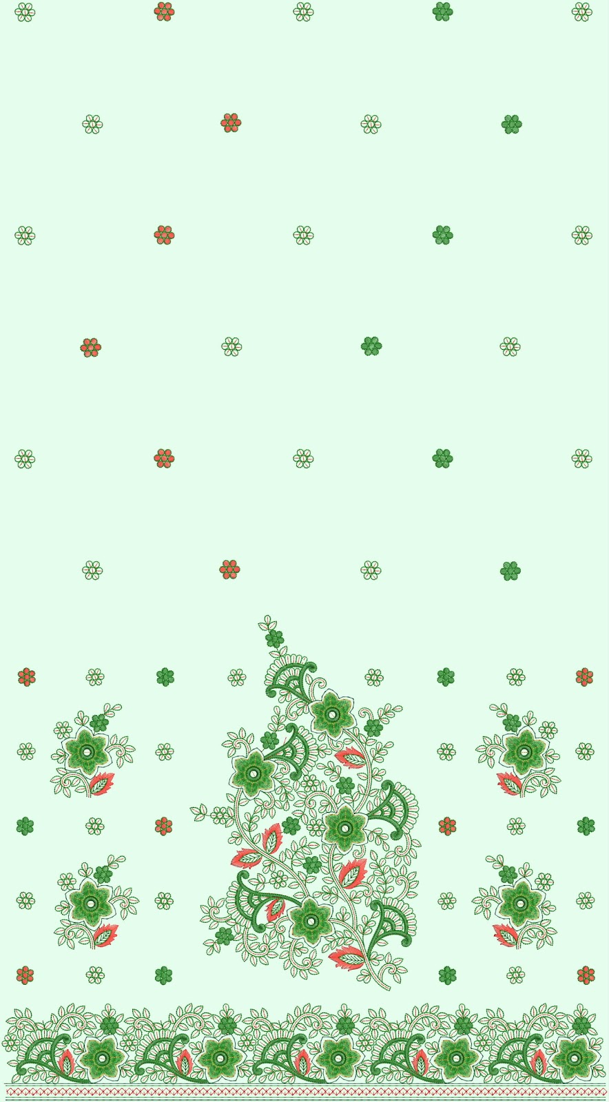 Embdesigntube zari border suits embroidery designs