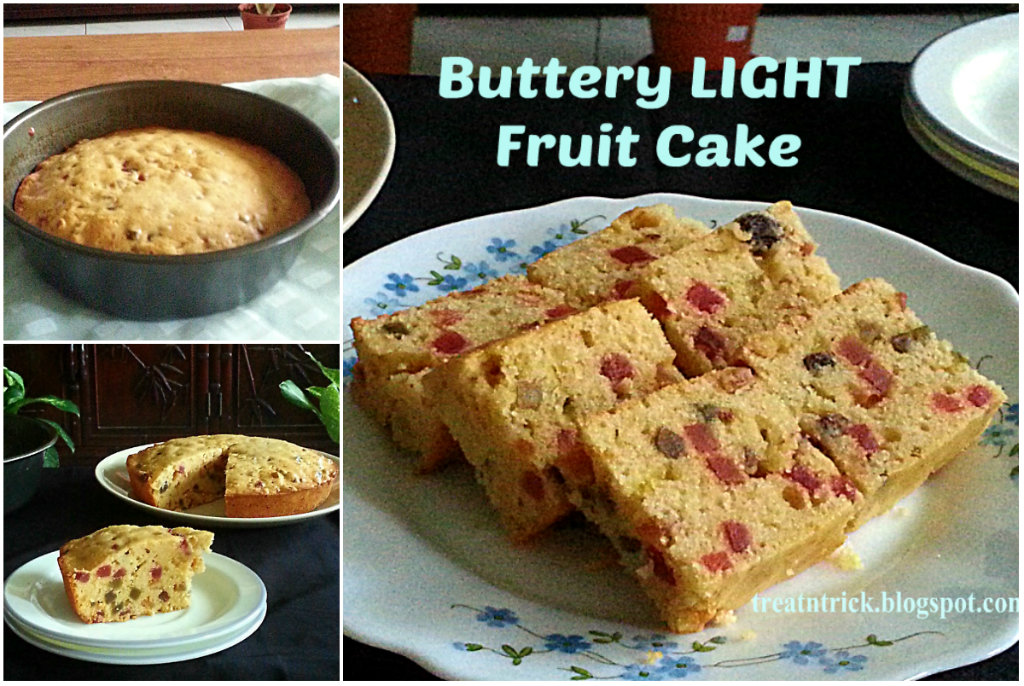 TREAT & TRICK BUTTERY LIGHT FRUIT CAKE