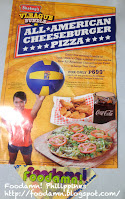 San Fernando, Pampanga: Shakey's VLeague Bundle: All-American Cheeseburger Pizza