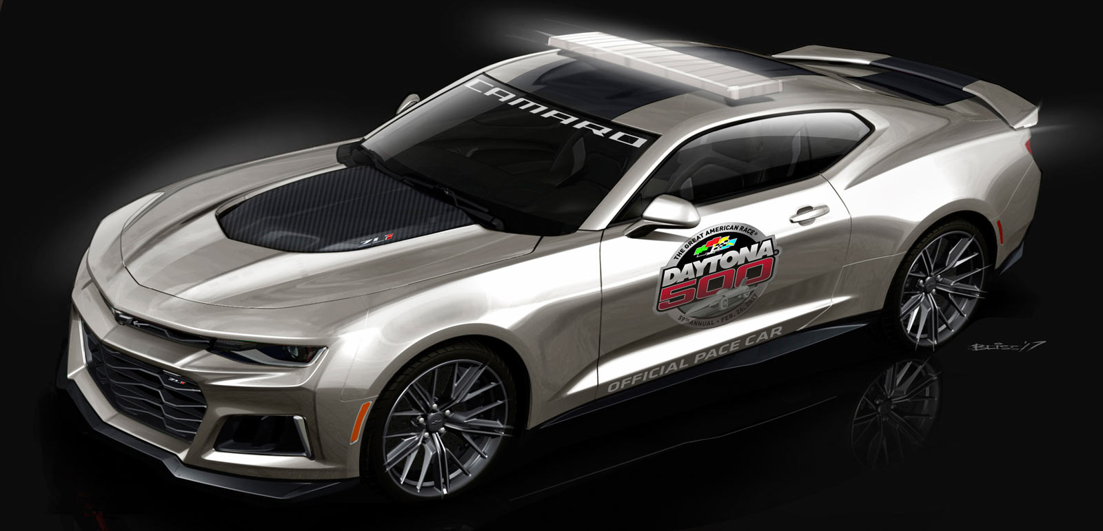 Chevy Camaro ZL1 Sets The Pace At The Daytona 500 Chevy Camaro ZL1 Sets The Pace At The Daytona 500