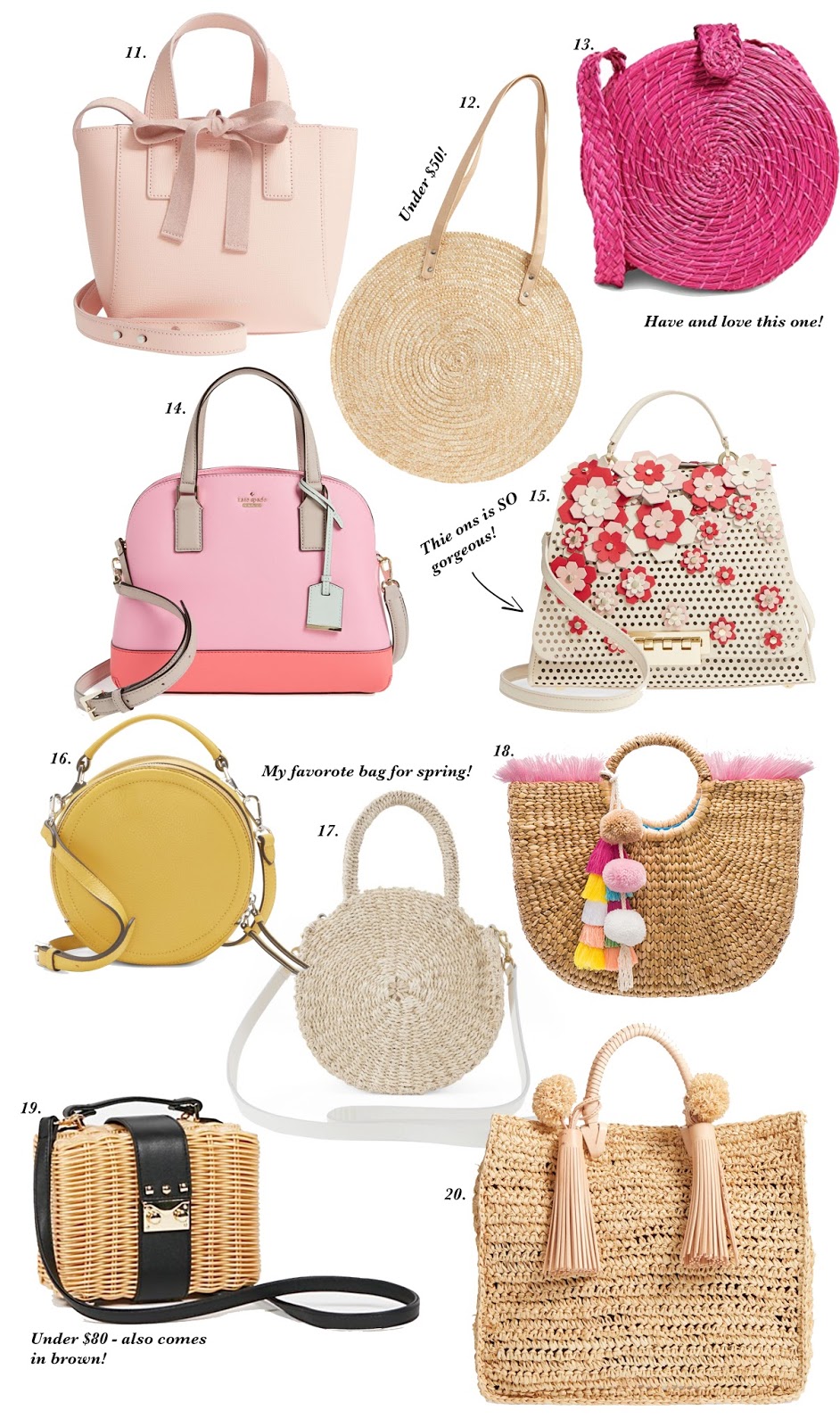 Twenty Bags for Spring - Something Delightful Blog