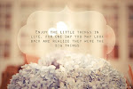 little things to enjoy...
