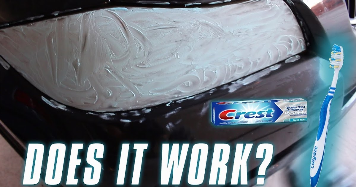USING TOOTHPASTE TO RESTORE HEADLIGHTS! (BMW E90)